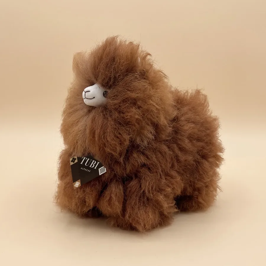 Untrimmed in Walnut, alpaca fur