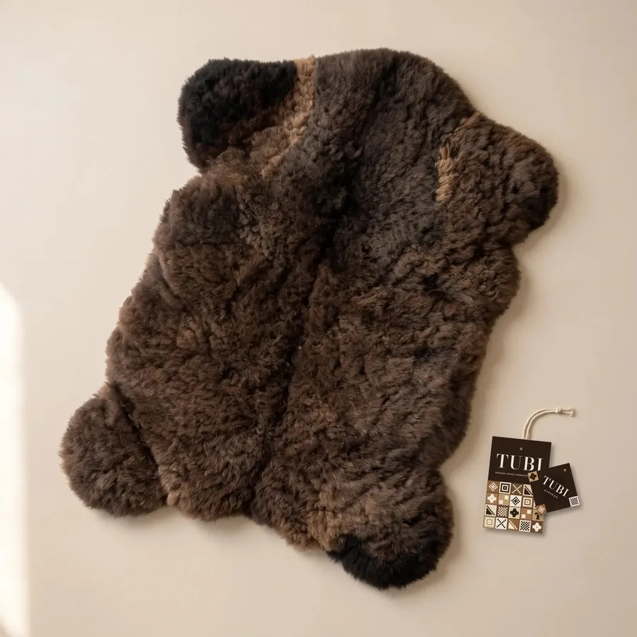 Alfombras de piel de alpaca en Cacao, piel de alpaca